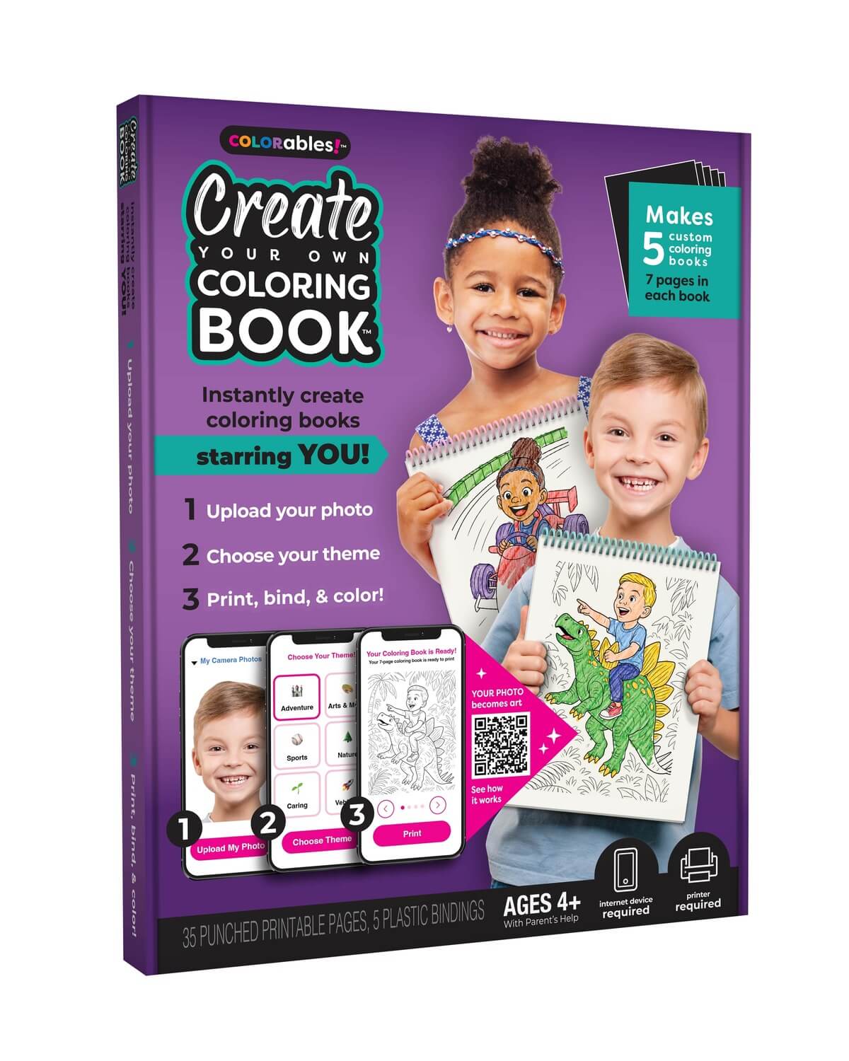 Colorables Create Your Own Coloring Book retail kit box